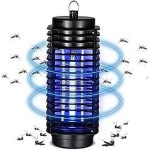 LED Electronic Mosquito Killer Machine and Insect Killer Night Lamp (Black)