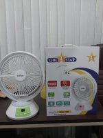 One Star Rechargeable Fan Os-2572D Modelo